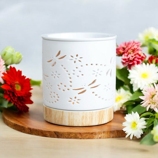 Dragonfly Matte Ceramic Oil Burner
