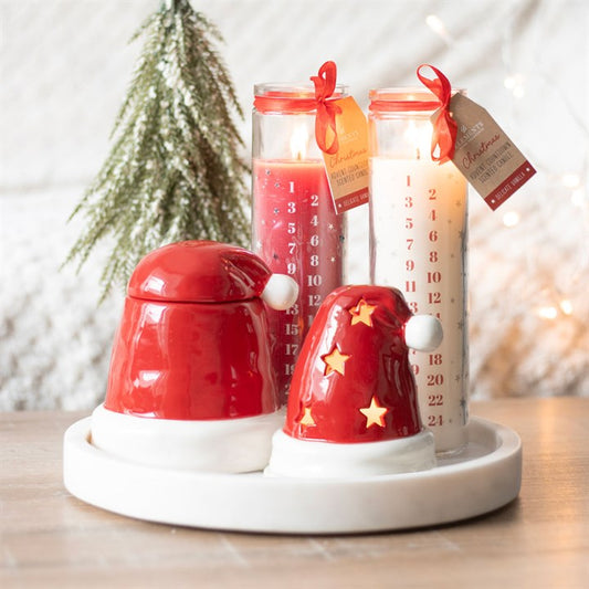 White Vanilla Advent Tube Candle – Countdown to Christmas in Vanilla Bliss