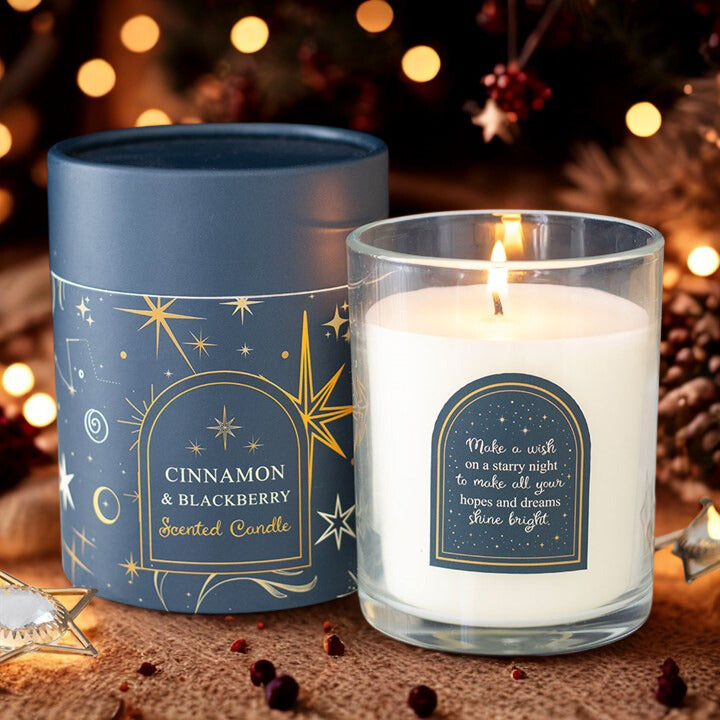 Starry Night Cinnamon & Blackberry Candle