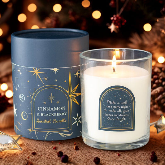 Starry Night Cinnamon & Blackberry Candle
