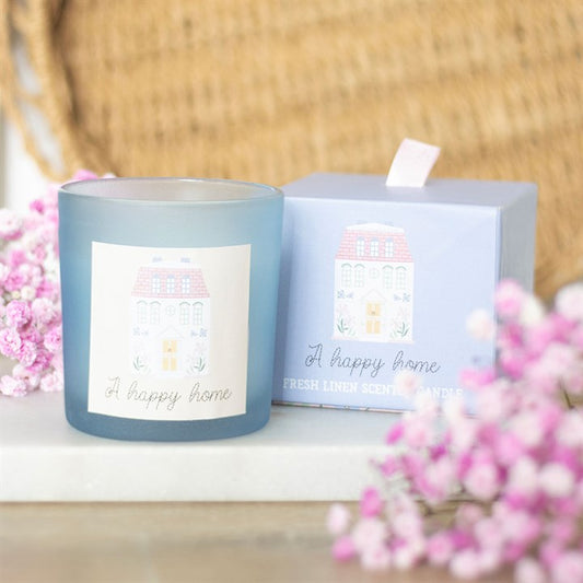 A Happy Home Candle – Fresh Linen Scent