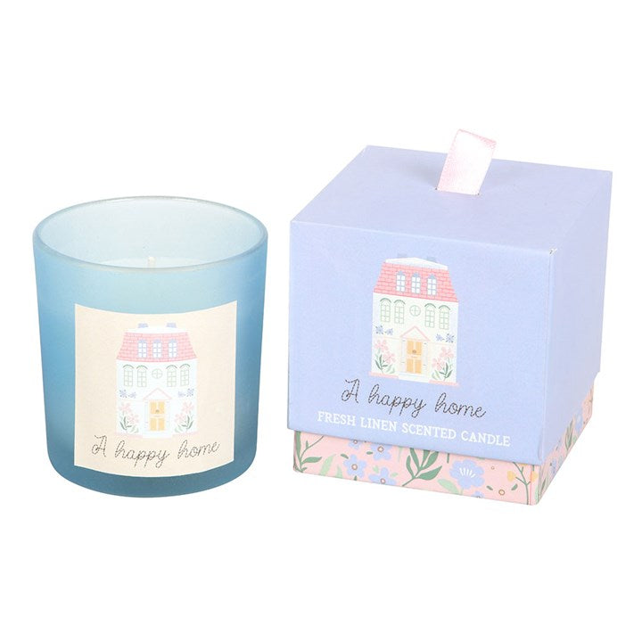 A Happy Home Candle – Fresh Linen Scent
