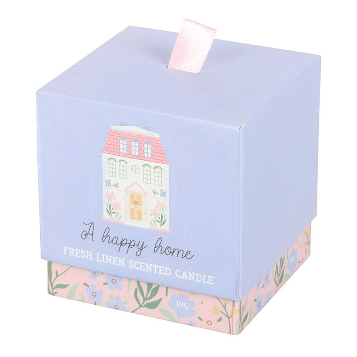 A Happy Home Candle – Fresh Linen Scent