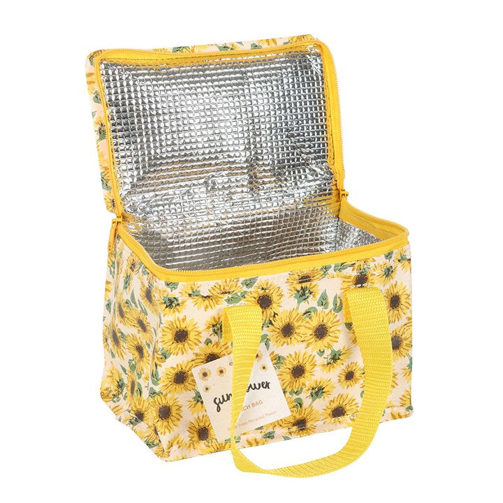 Sunflower Insulated Recycled Lunch Bag