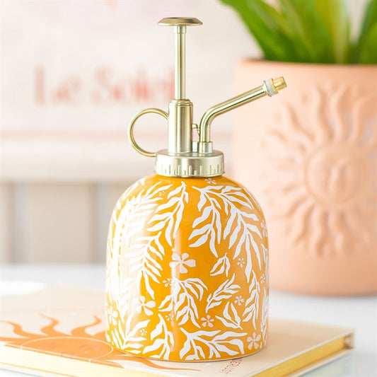 Yellow Leaf Ceramic Plant Mister – 400ml