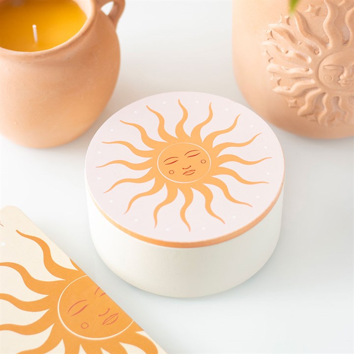 White Sun Design Jewellery Box – With Mirror & Storage