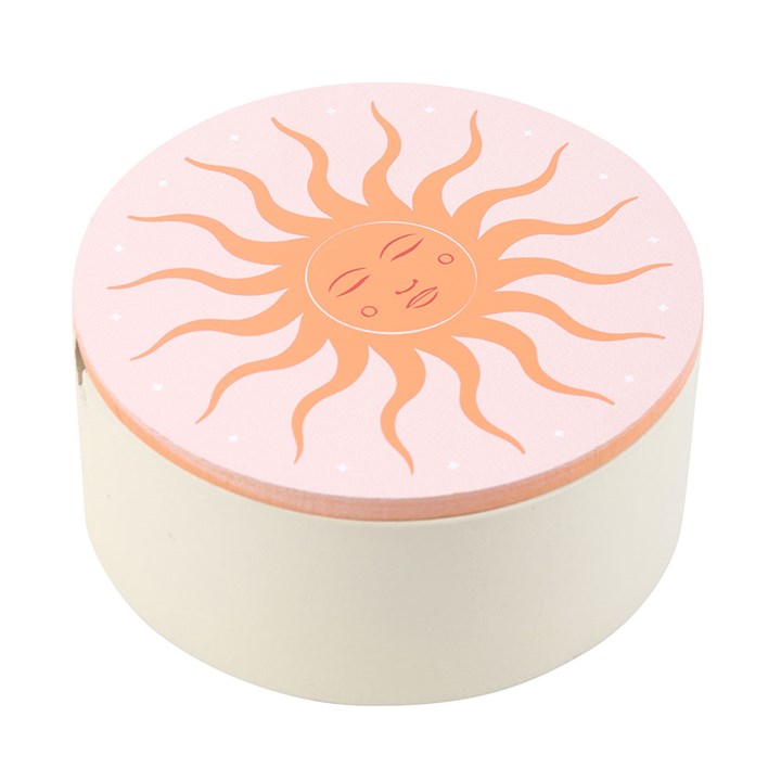 White Sun Design Jewellery Box – With Mirror & Storage