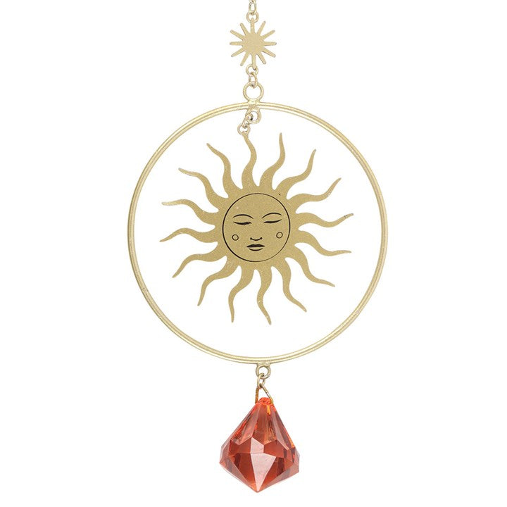 Gold Sun Suncatcher – Radiate Warmth and Elegance