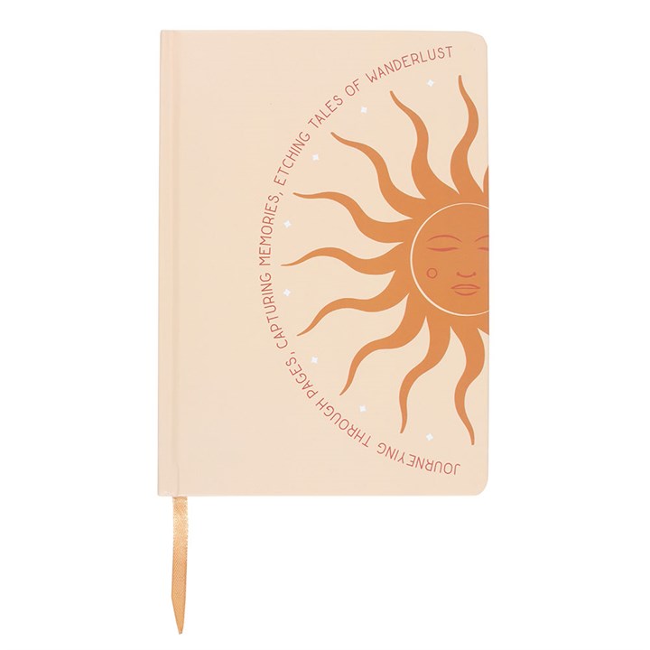 Sun Design A5 Lined Notebook – Capture Your Journey