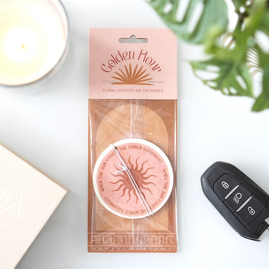 Golden Hour Floral Scented Air Freshener – Sun Design