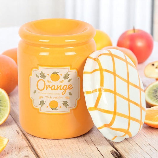 Orange Marmalade Jar Oil Burner and Wax Warmer