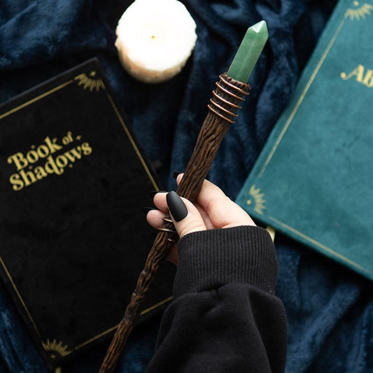 Green Aventurine Abundance Magic Wand – Prosperity & Luck Crystal Tool
