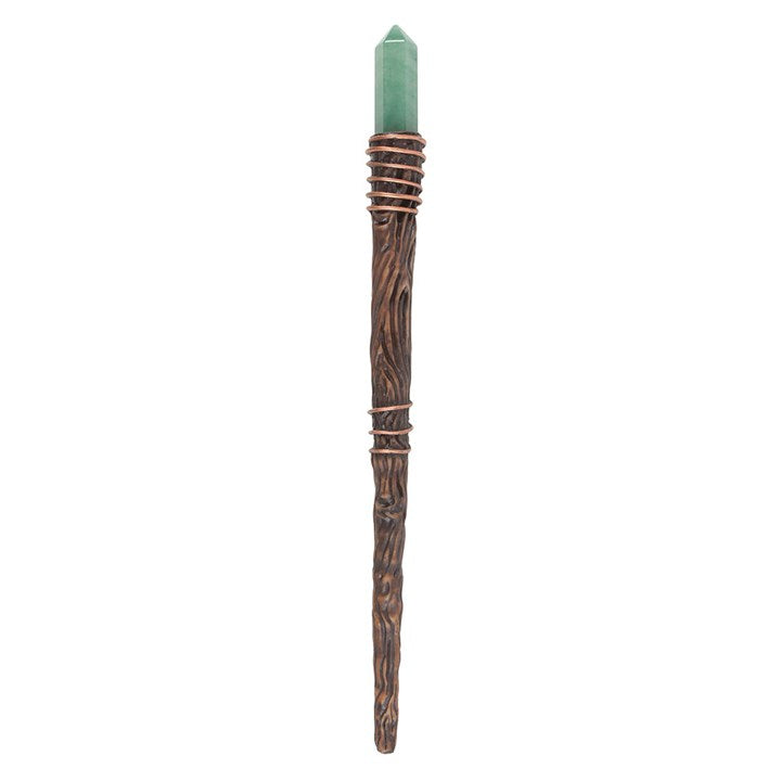 Green Aventurine Abundance Magic Wand – Prosperity & Luck Crystal Tool
