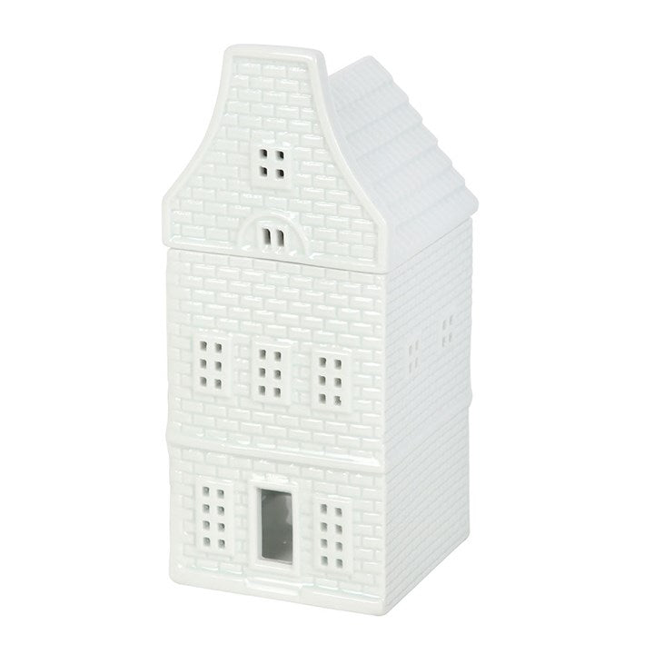 Nordic House Ceramic Oil Burner & Wax Warmer – White