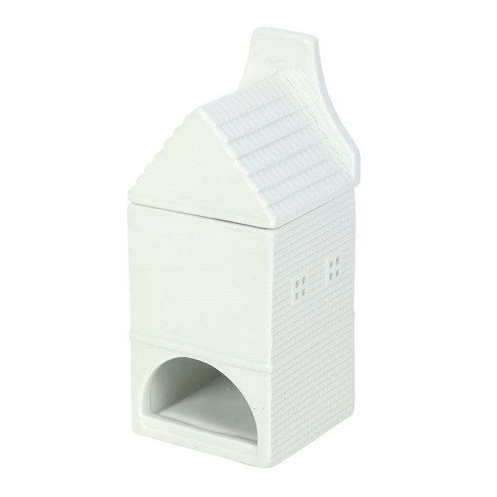 Nordic House Ceramic Oil Burner & Wax Warmer – White