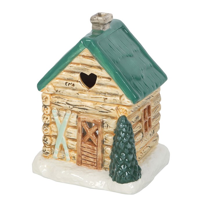Ski Chalet Ceramic Oil Burner – Alpine Winter Home Fragrance