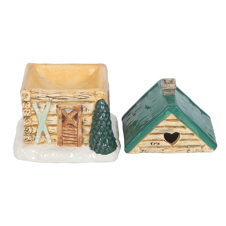 Ski Chalet Ceramic Oil Burner – Alpine Winter Home Fragrance