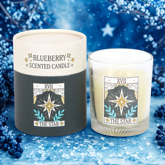 The Star Tarot Candle – Mystical Blueberry Scent
