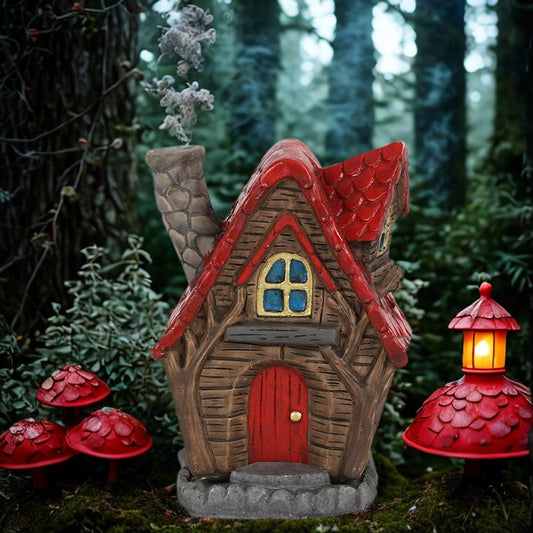 Fairy House Incense Cone Burner by Lisa Parker – Whimsical Smoke Chimney Design