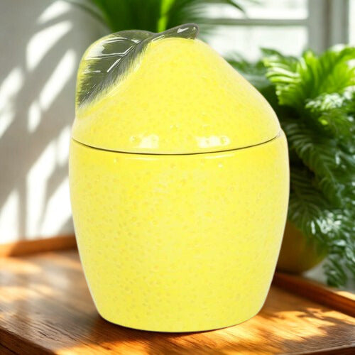 Lemon Grove Ceramic Oil Burner with Lid
