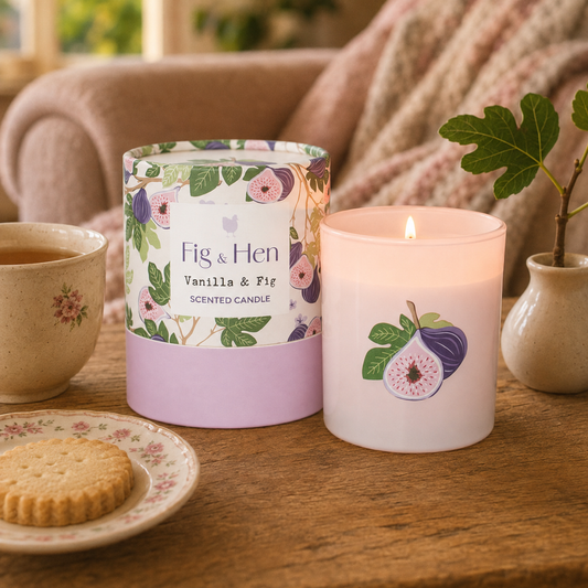 Vanilla & Fig Scented Candle
