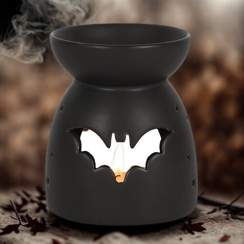 Black Bat Cut Out Oil Burner
