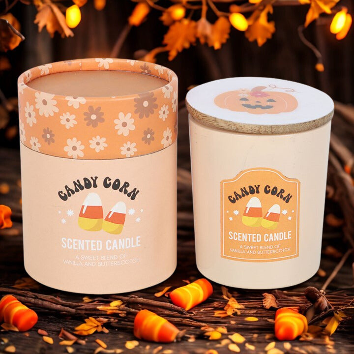 Candy Corn Candle – Vanilla & Butterscotch | 28hr Burn