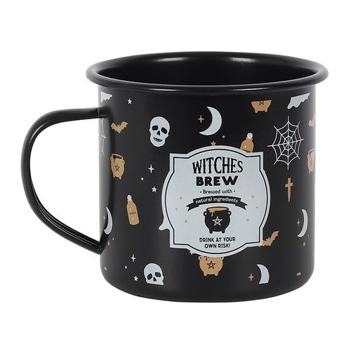 Witches Brew Enamel-Style Mug | Halloween Drinkware